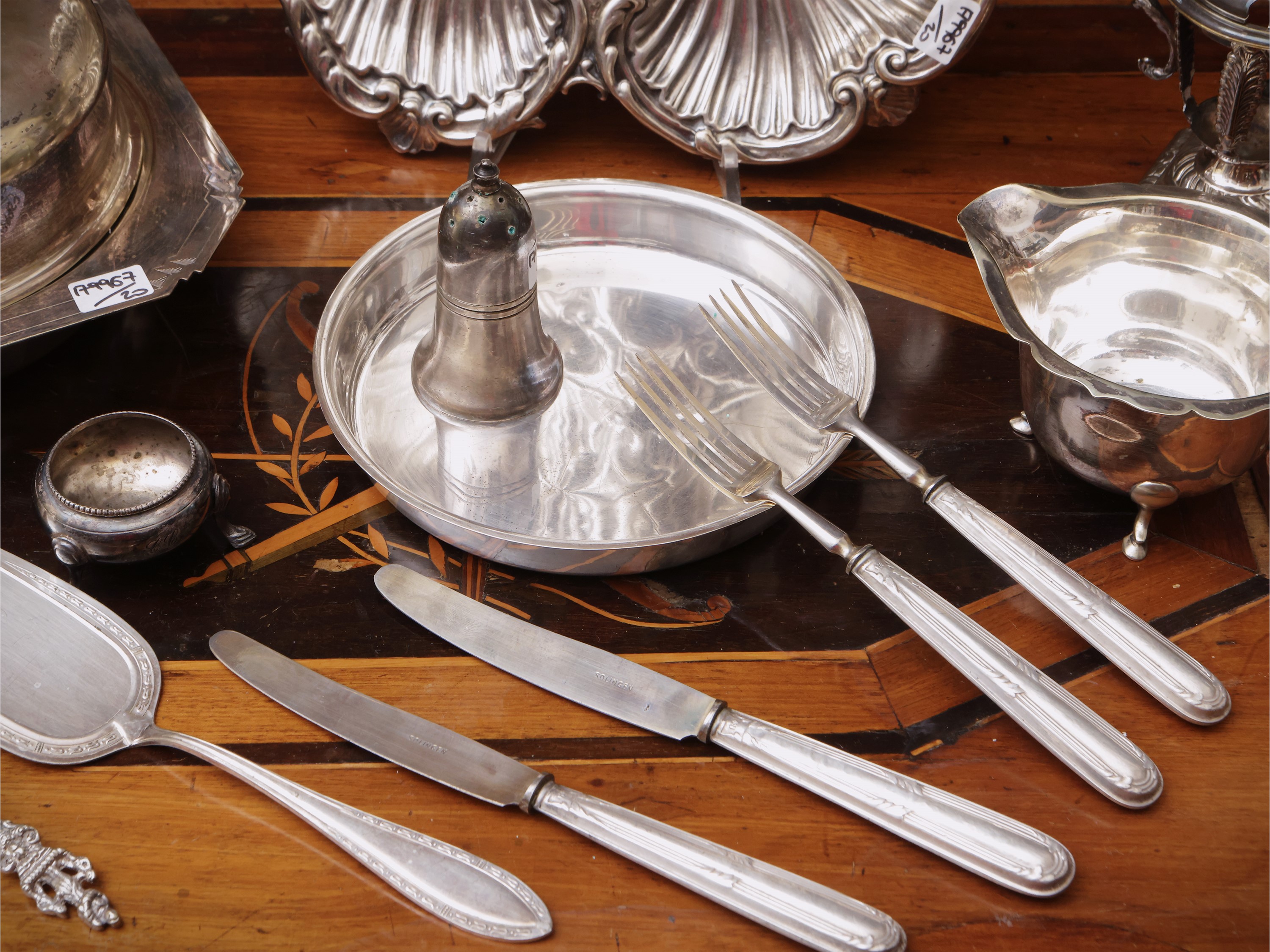 Accessori per la Tavola da Brunch in Argento e Metallo Argentato