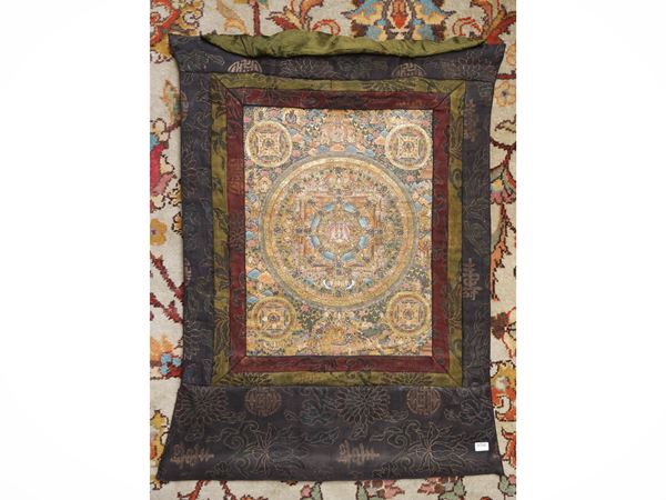 Thangka con Mandala