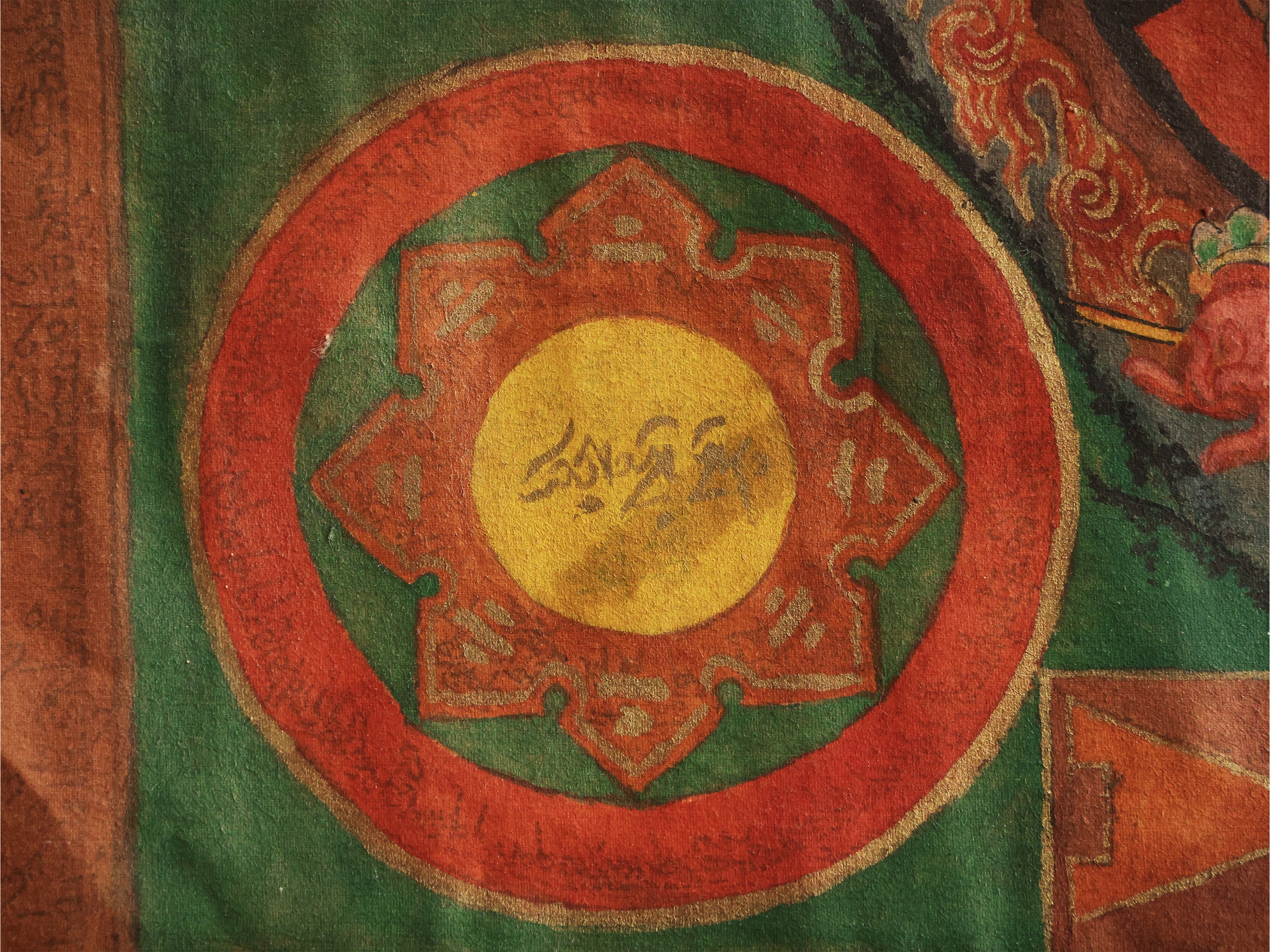 Arte Himalayana, Thangka astrologico, tempera su tela