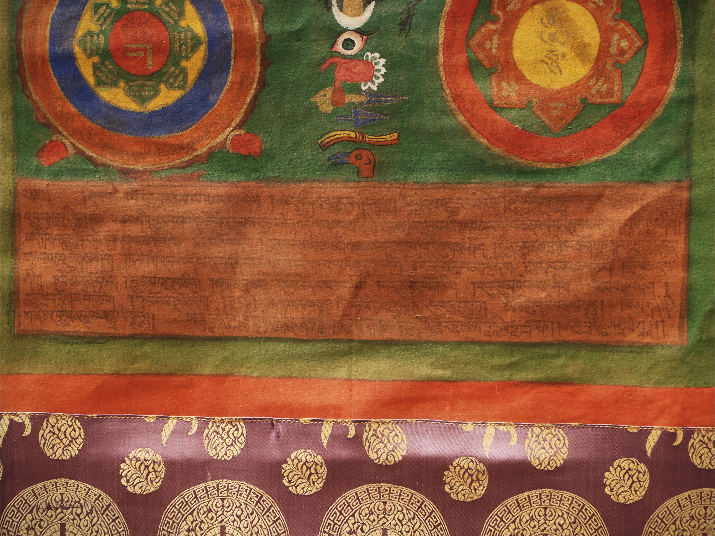 Arte Himalayana, Thangka astrologico, tempera su tela
