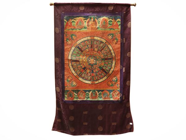 Thangka con Mandala