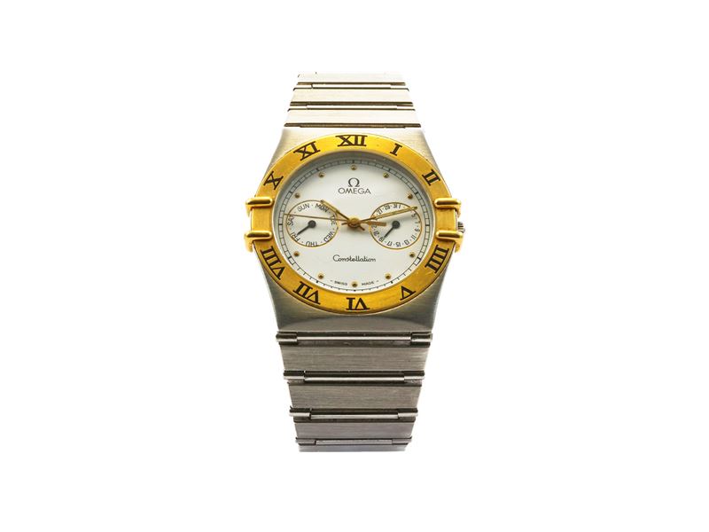 Orologio Omega, Costellation in acciaio e oro con movimento al quarzo