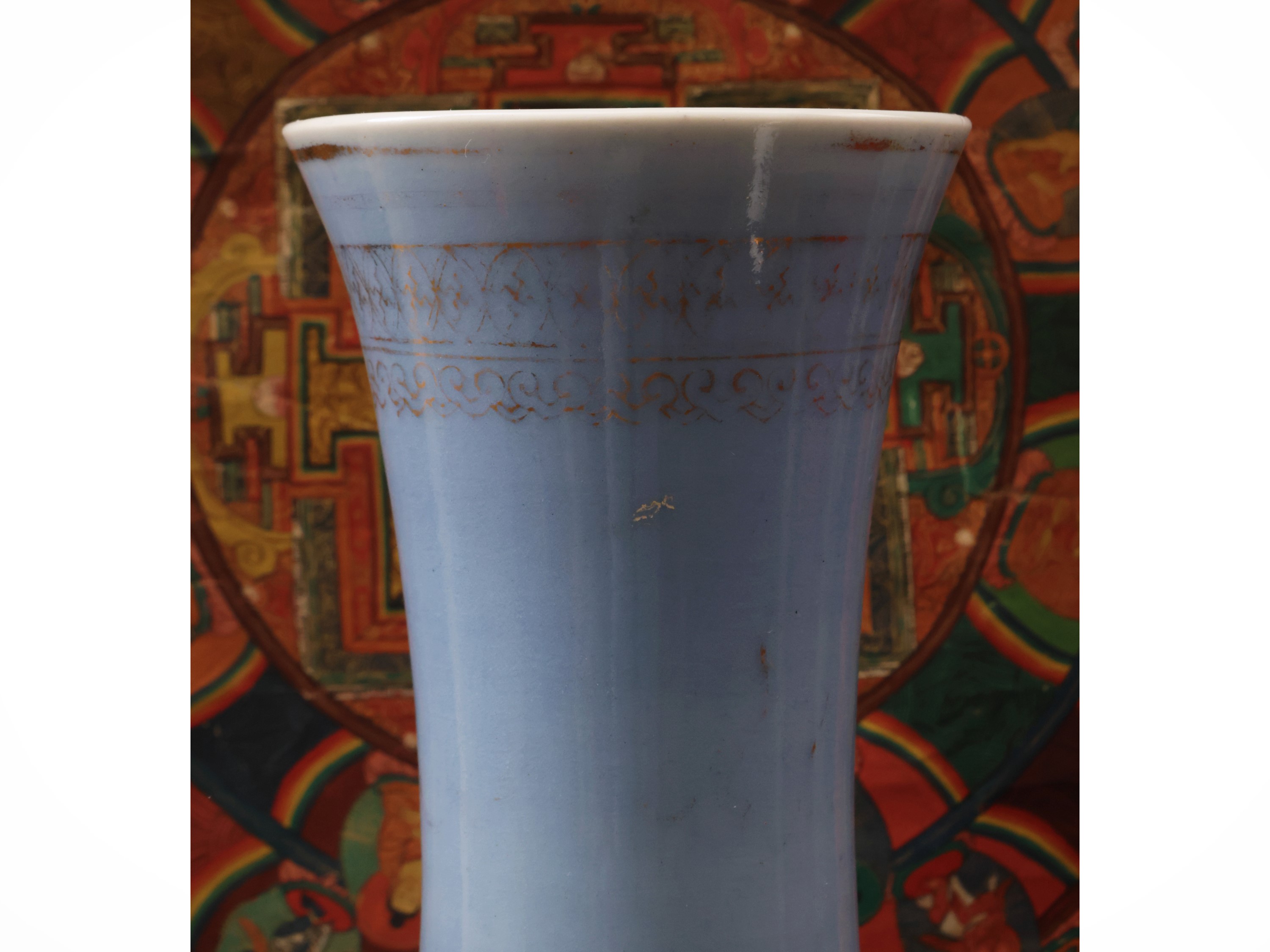 Vaso “shangping” in porcellana, Cina, dinastia Qing, marchio Kangxi