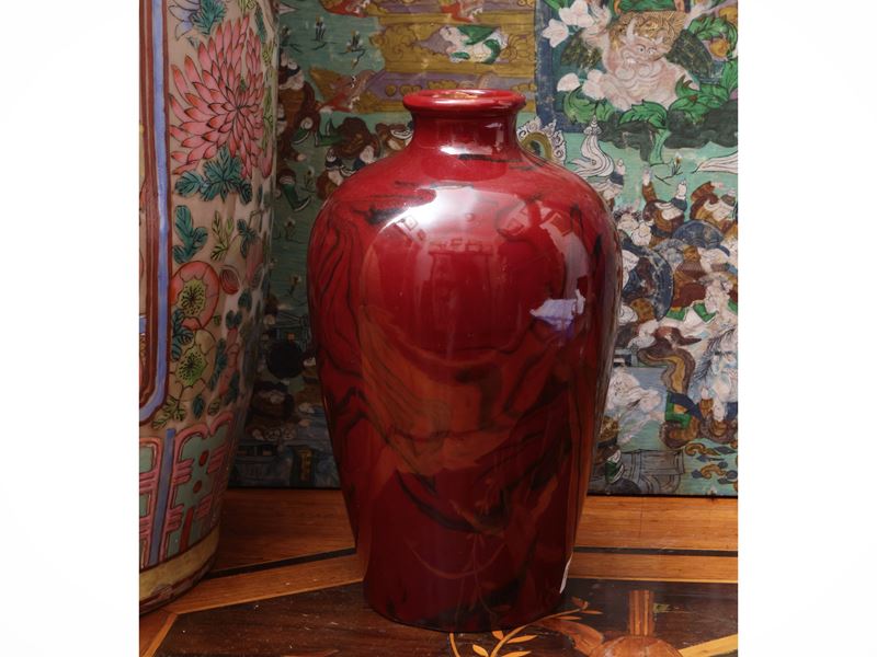 Piccolo Vaso da Fiori in Ceramica Smaltata, Zaccagnini