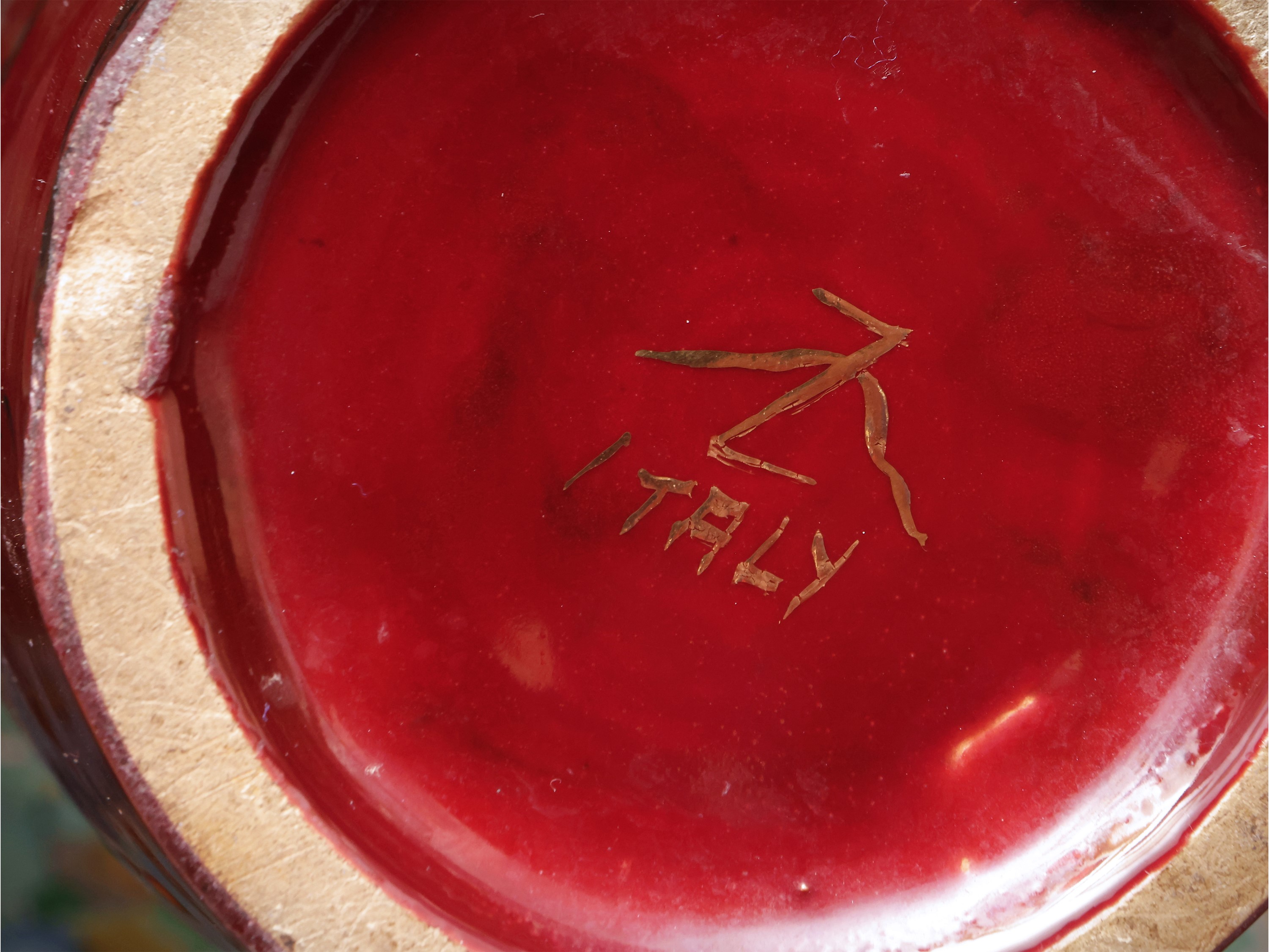 Piccolo Vaso da Fiori in Ceramica Smaltata, Zaccagnini