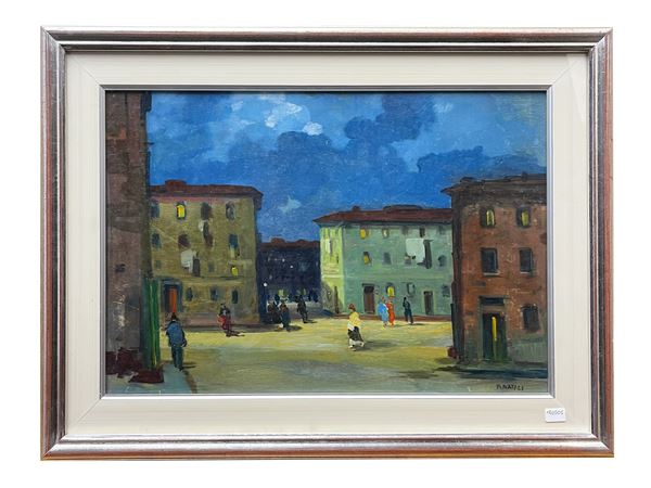 Renato Natali : Night  - Auction Modern and Contemporary Art - Maison Bibelot - Casa d'Aste Firenze - Milano