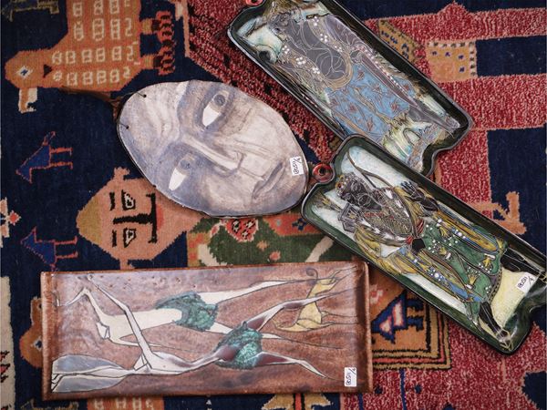 Four artist ceramics
