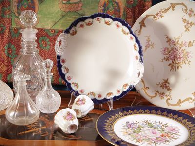 Miscellanea di accessori per la tavola d'epoca, XIX/XX secolo