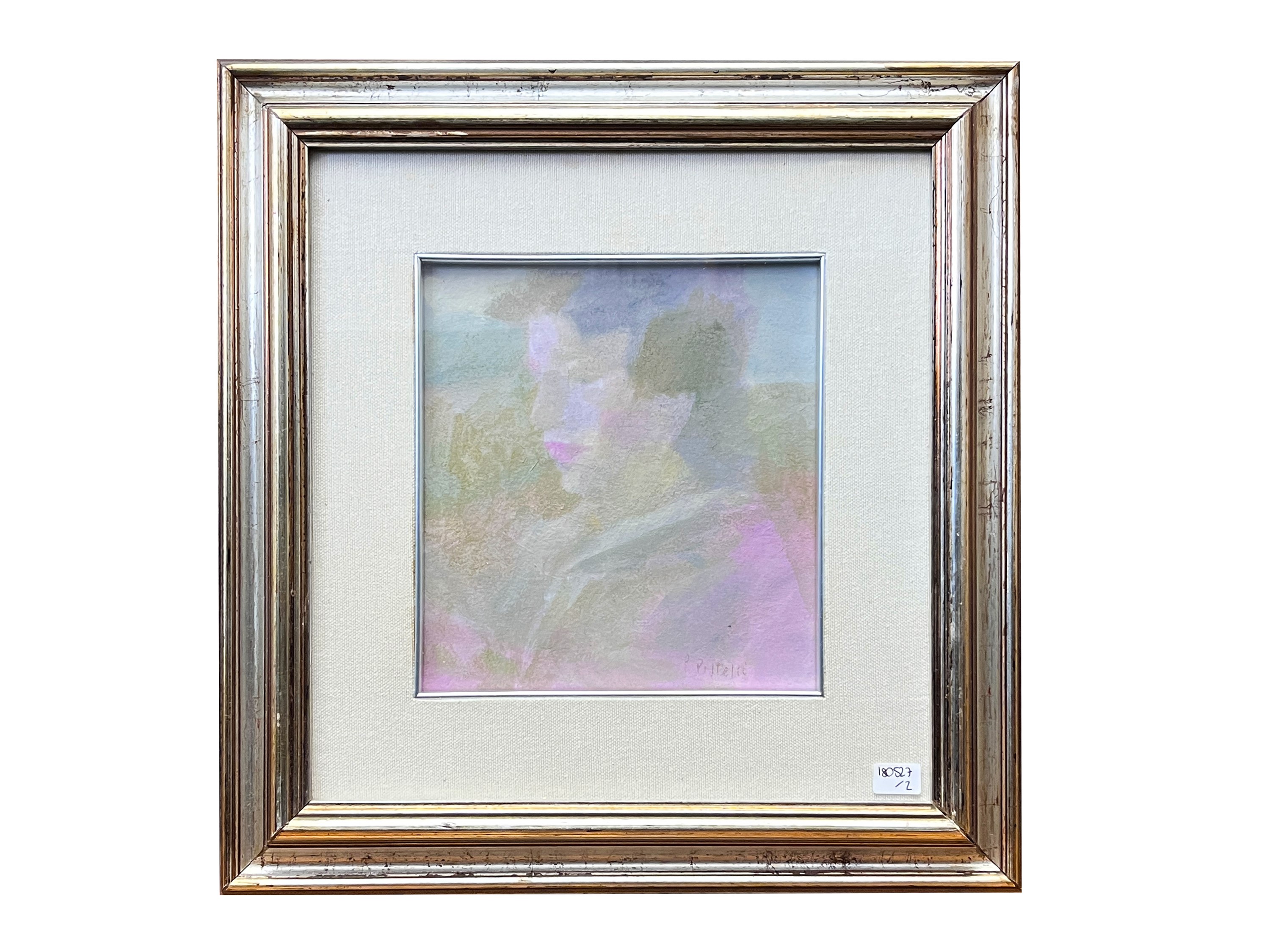 Piergiorgio Pistelli - Ritratti virili, 1981, tempera su tavoletta