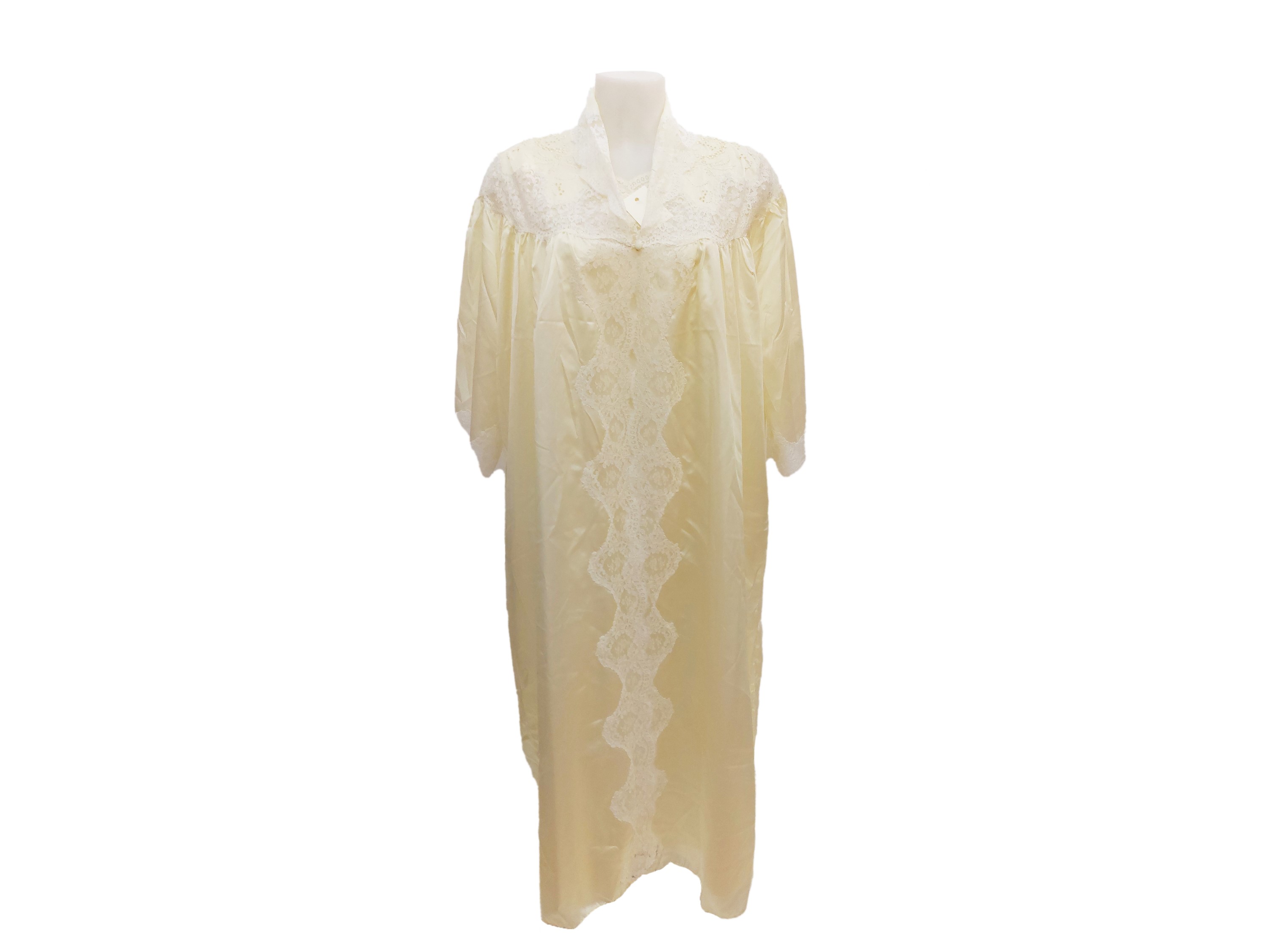 Lingerie, Composé Sartoriale in Raso Giallo Baby