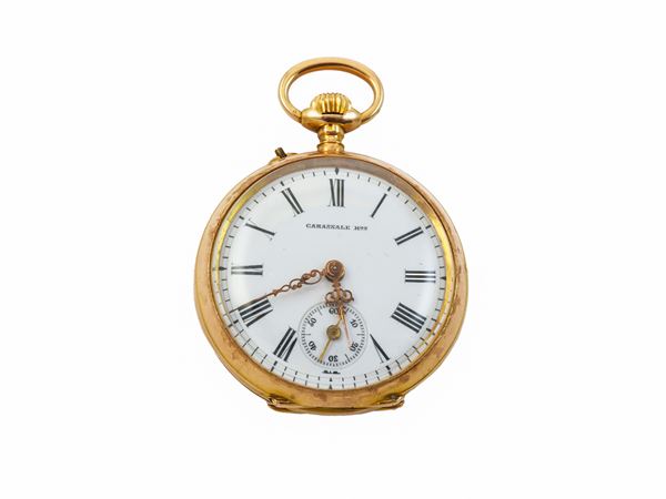 Orologio da taschino in oro giallo