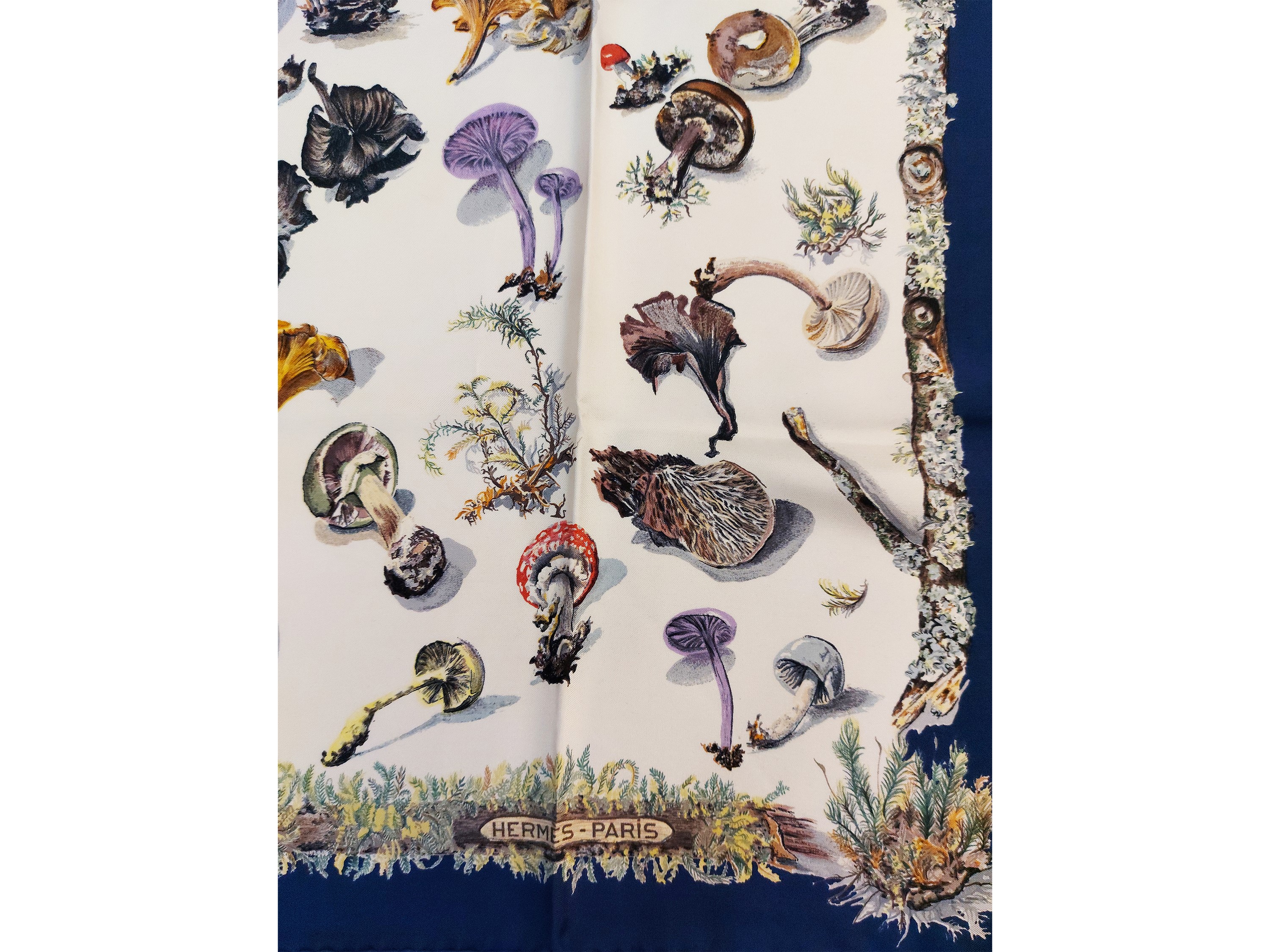 Hermès - Foulard in seta "Les champignos"