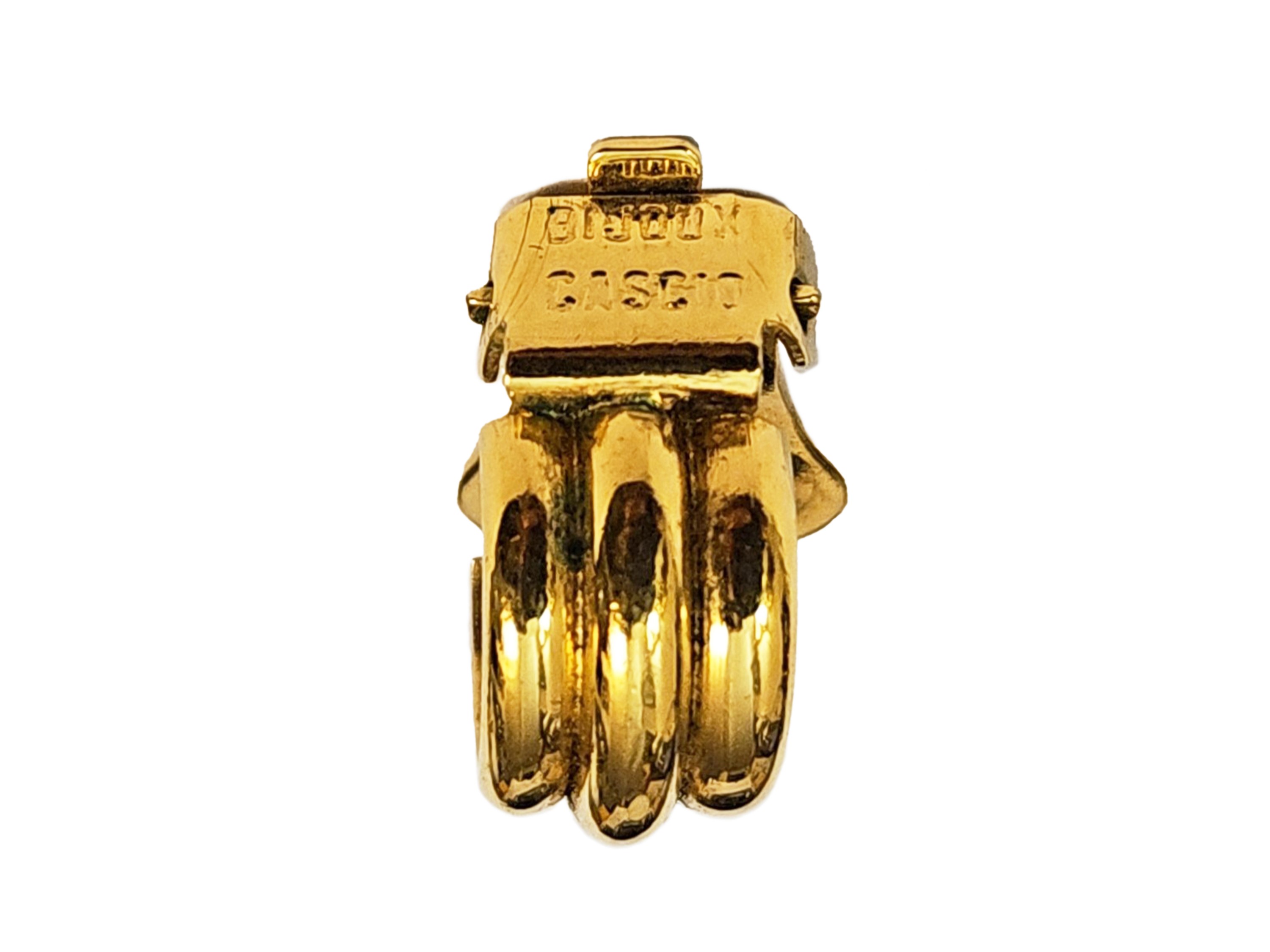 Cascio - Orecchini a Clip in Metallo Golden Tone