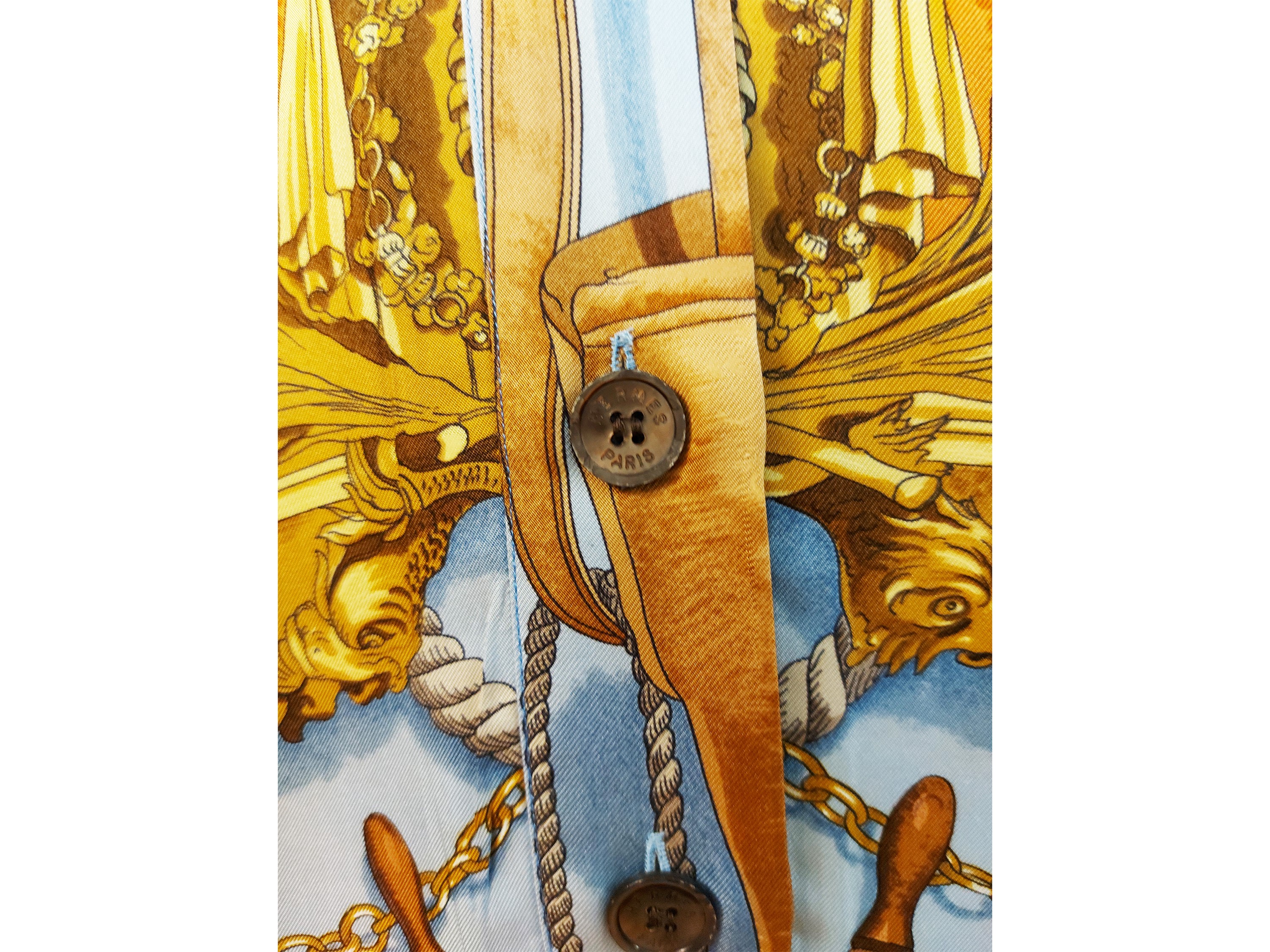 Hermès - Abito in seta "Musée"