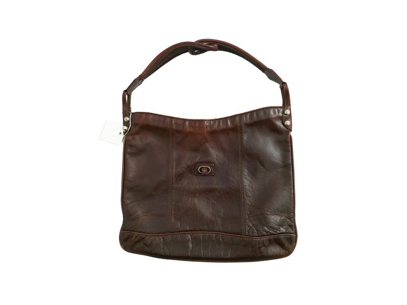 Emilio Pucci - Borsa a spalla in pelle marrone