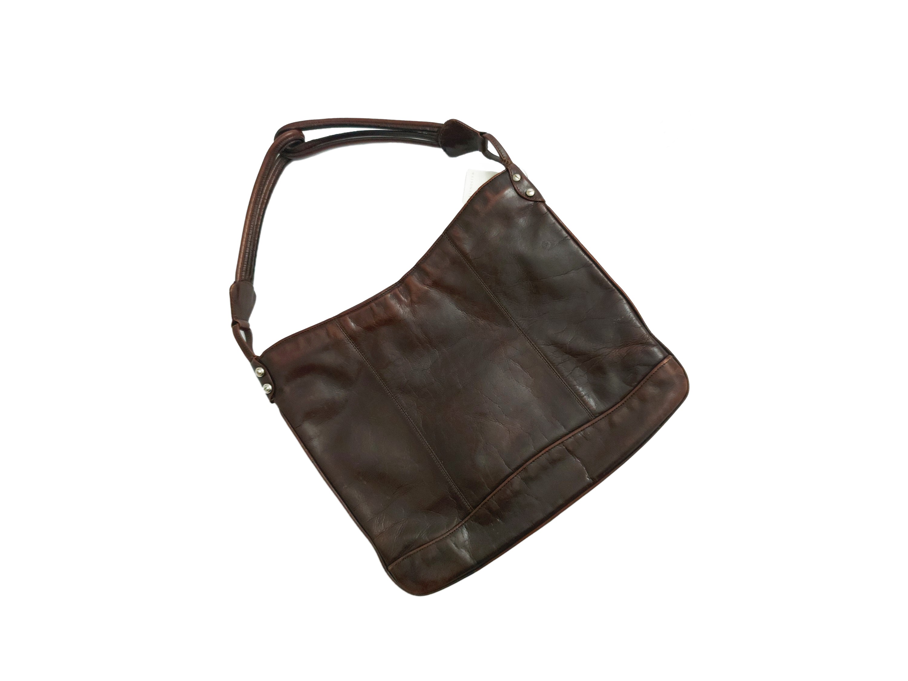 Emilio Pucci - Borsa a spalla in pelle marrone