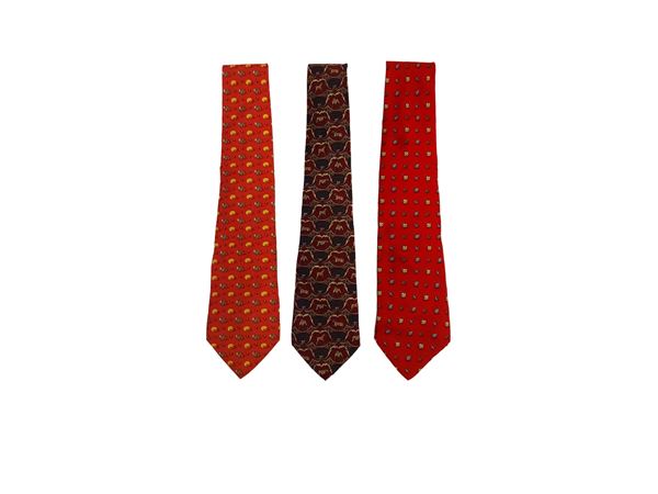 Salvatore Ferragamo - Three patterned ties