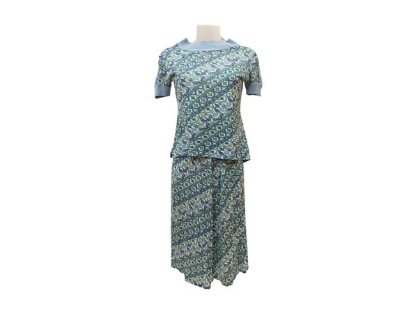 Emilio Pucci - Completo in jesey di cotone fantasia