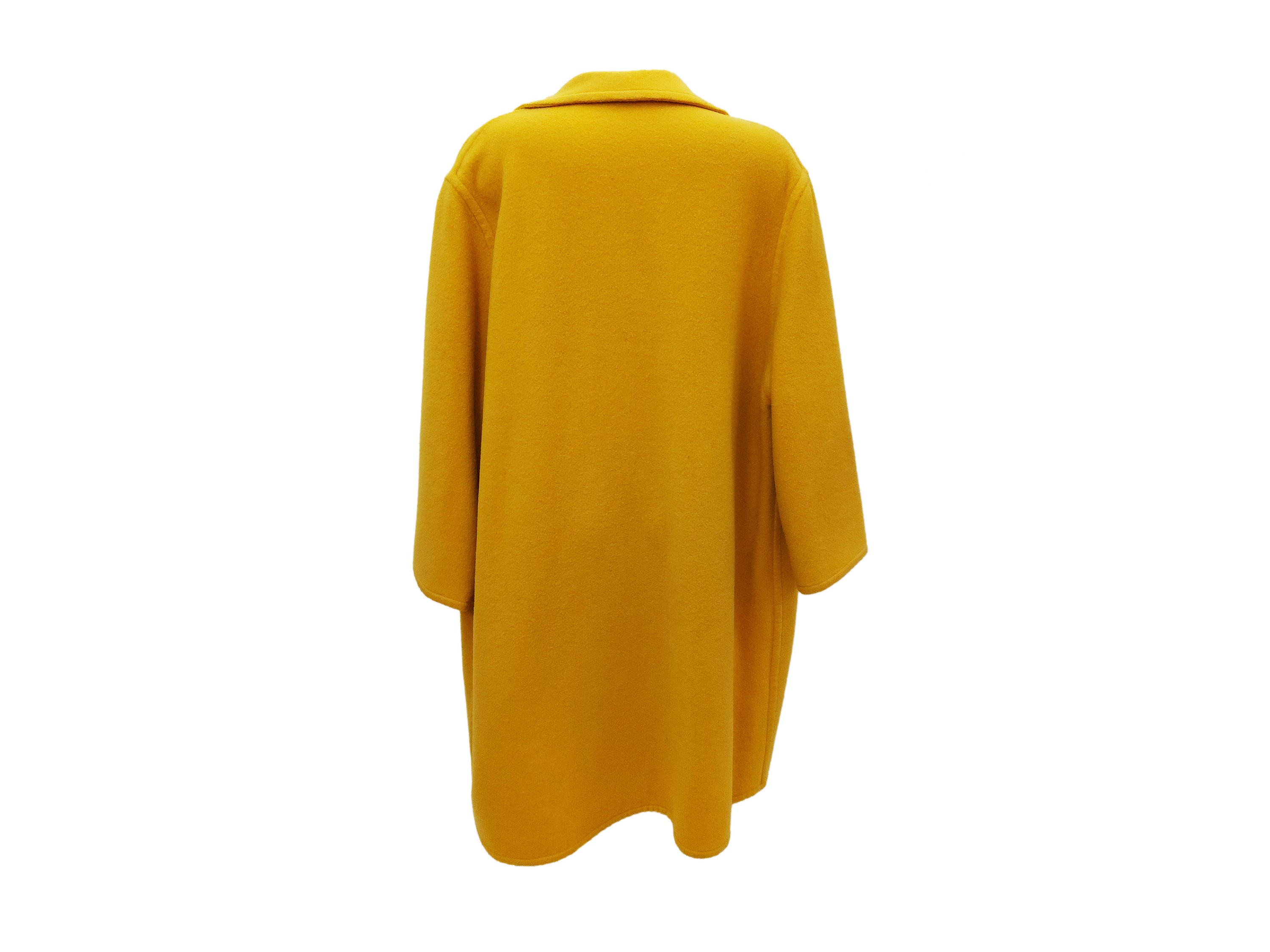 Valentino - Cappotto in Panno Giallo