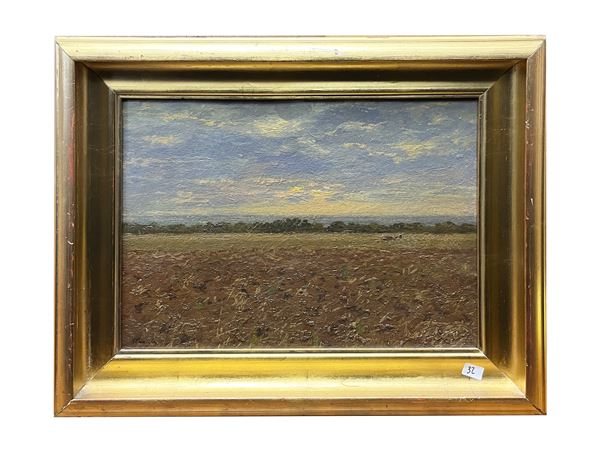 Carlo Passigli : Tuscan landscape  - Auction Modern and Contemporary Art - Maison Bibelot - Casa d'Aste Firenze - Milano