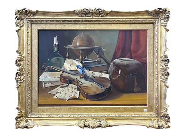 Giancarlo Garzelli : Composizione  - Asta Arte Moderna e Contemporanea - Maison Bibelot - Casa d'Aste Firenze - Milano