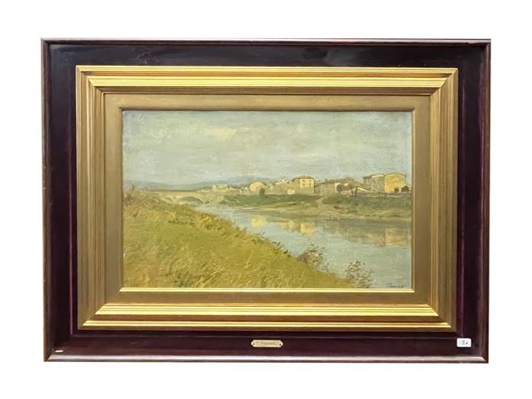 Carlo Passigli - Case di San Frediano (dalle Cascine)
