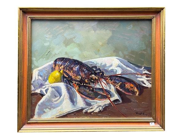Angiolo Volpe : Nature in silence the wolf  - Auction Modern and Contemporary Art - Maison Bibelot - Casa d'Aste Firenze - Milano