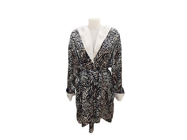 Victoria's Secret - Animal print silk dressing gown