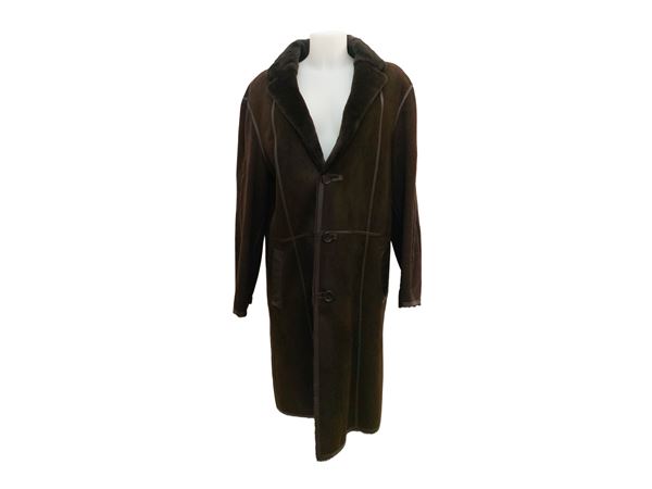 Salvatore Ferragamo - Shearling marrone