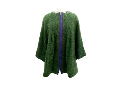 Moschino Jeans - Giaccone in Mohair Verde Prato