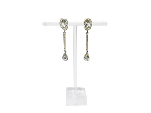 Lisner - Clip-on drop earrings  - Auction Vintagemania - Winter selection - Maison Bibelot - Casa d'Aste Firenze - Milano