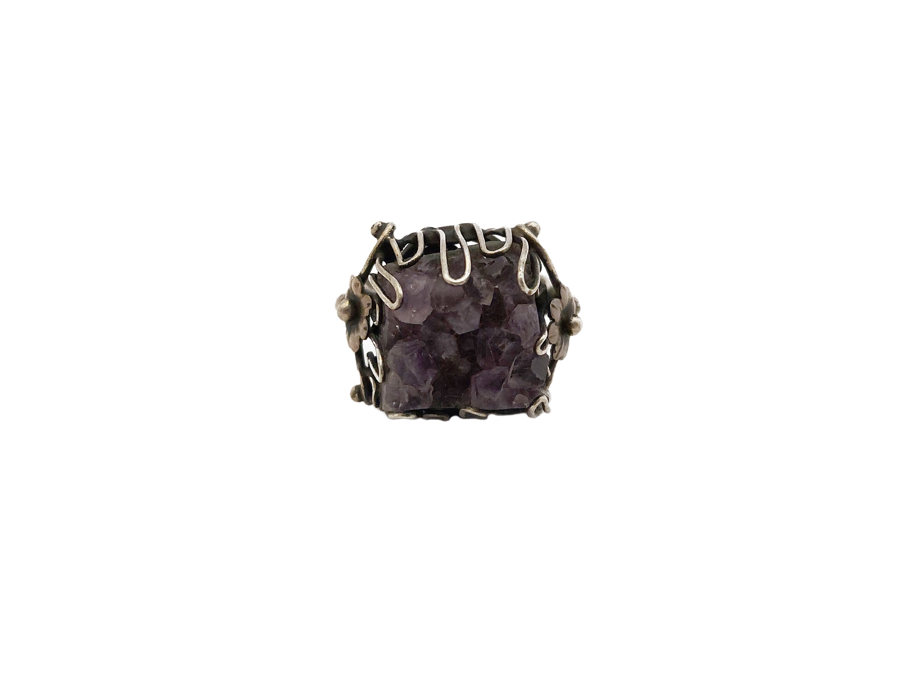 Anello con Ametista Naturale