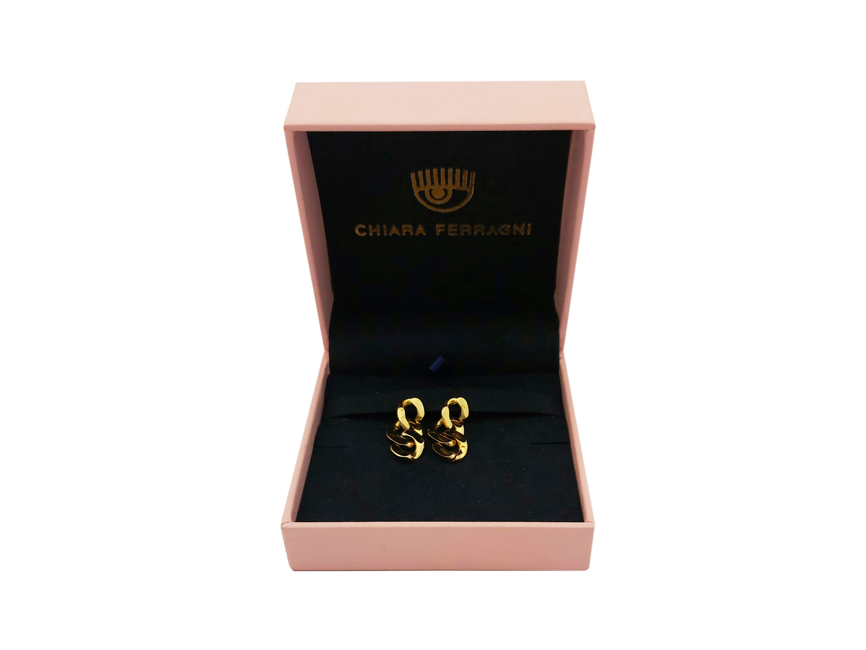 Chiara Ferragni - Orecchini Pendenti in Metallo Golden Tone