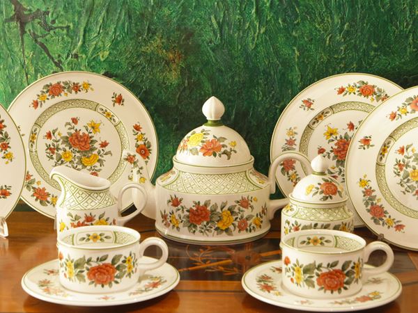 Porcelain tea service, Summerday decoration, Villeroy & Boch