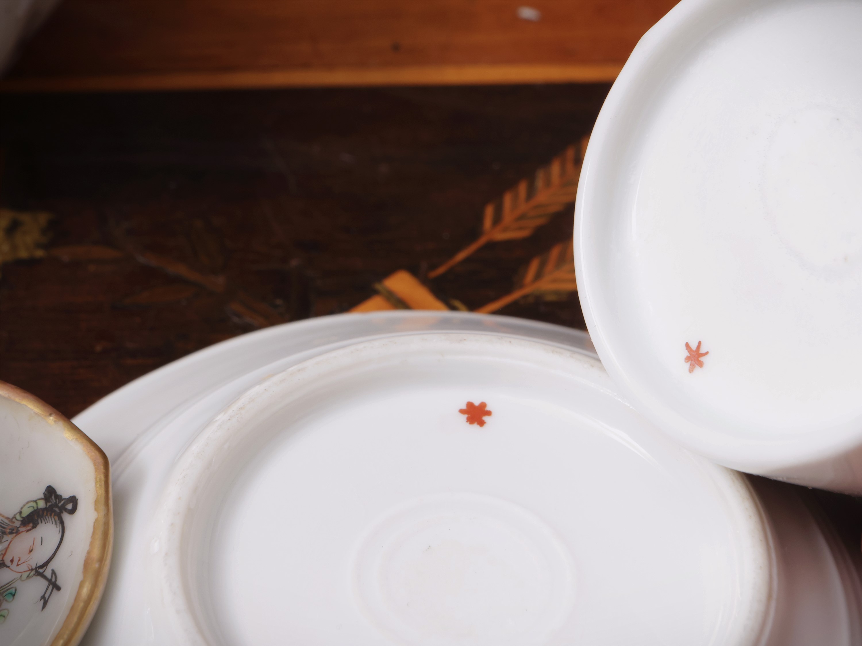 Tazzine in Porcellana da Collezione D'epoca, Alcune Ginori Doccia