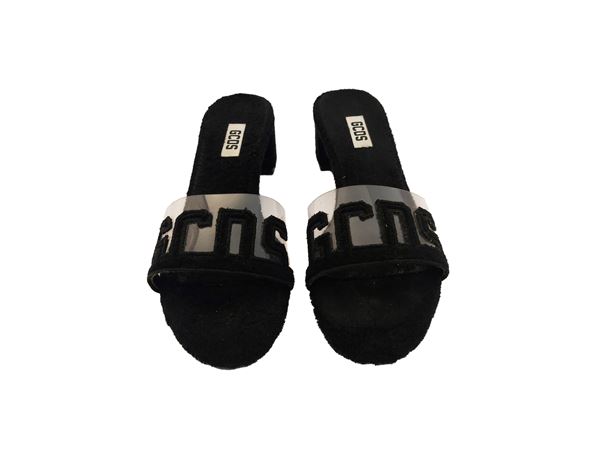 GCDS - Black sponge slippers