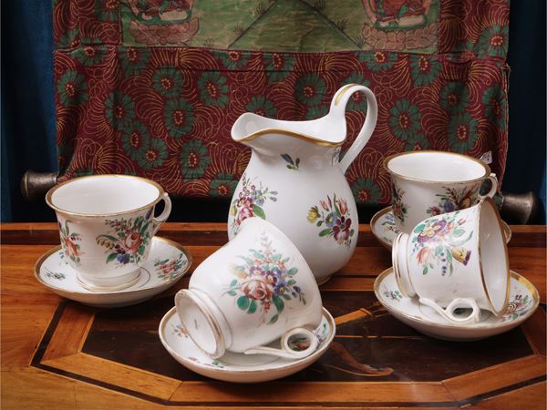 Porcelain tea service, Ginori Doccia