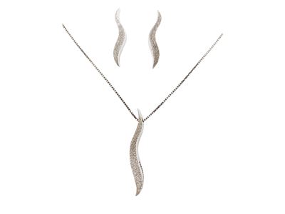 Pianegonda - Demi Parure Collana con Pendente e Orecchini in Argento 925
