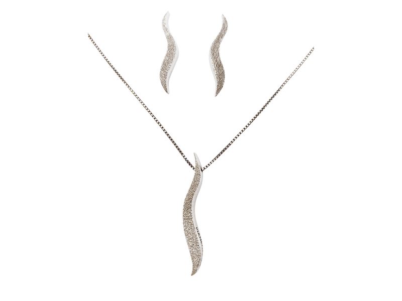 Pianegonda - Demi Parure Collana con Pendente e Orecchini in Argento 925