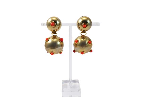 Clarissa - Clip earrings  - Auction Vintagemania - Winter selection - Maison Bibelot - Casa d'Aste Firenze - Milano
