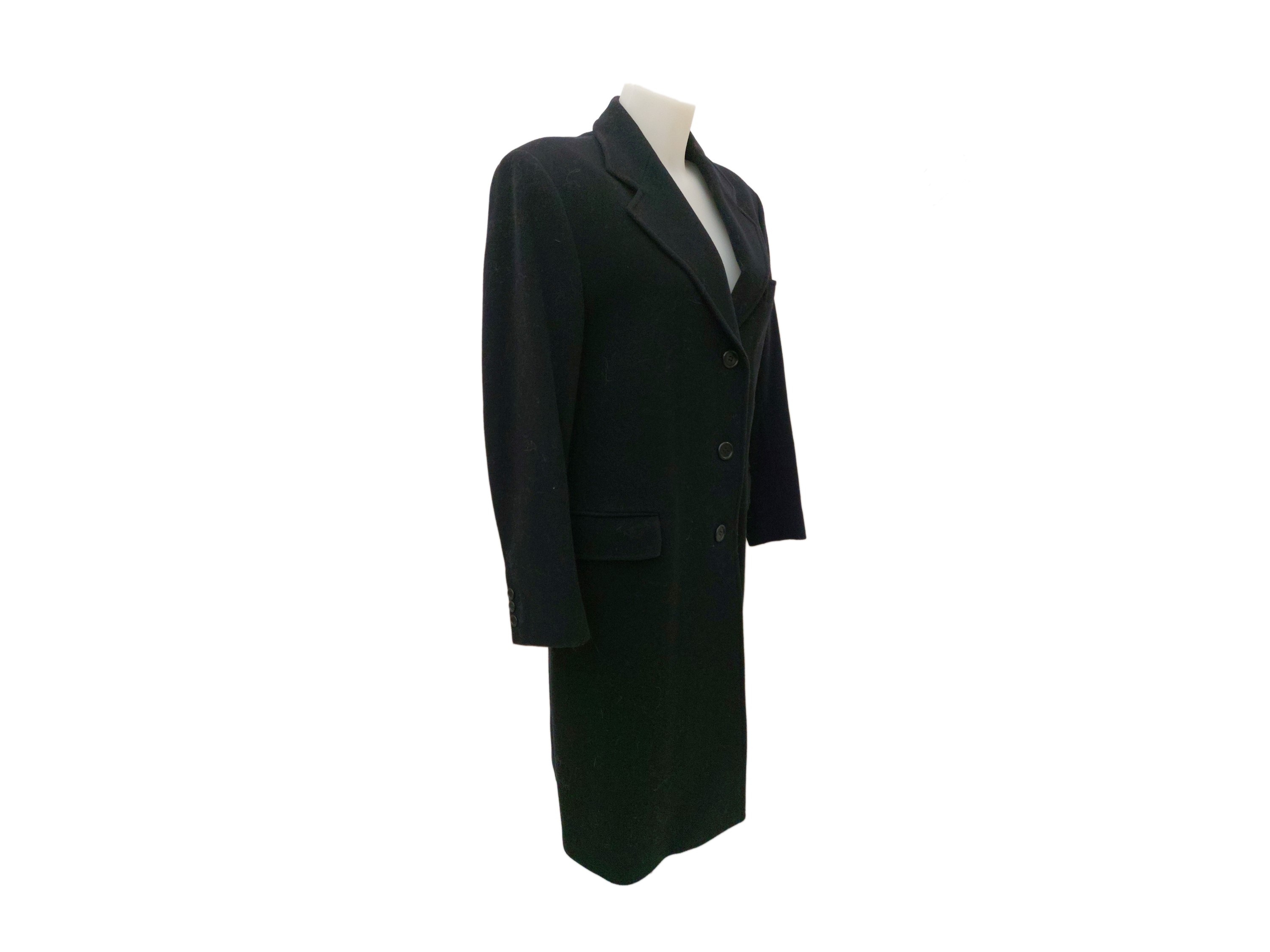 Cappotto in Panno di Lana Blu