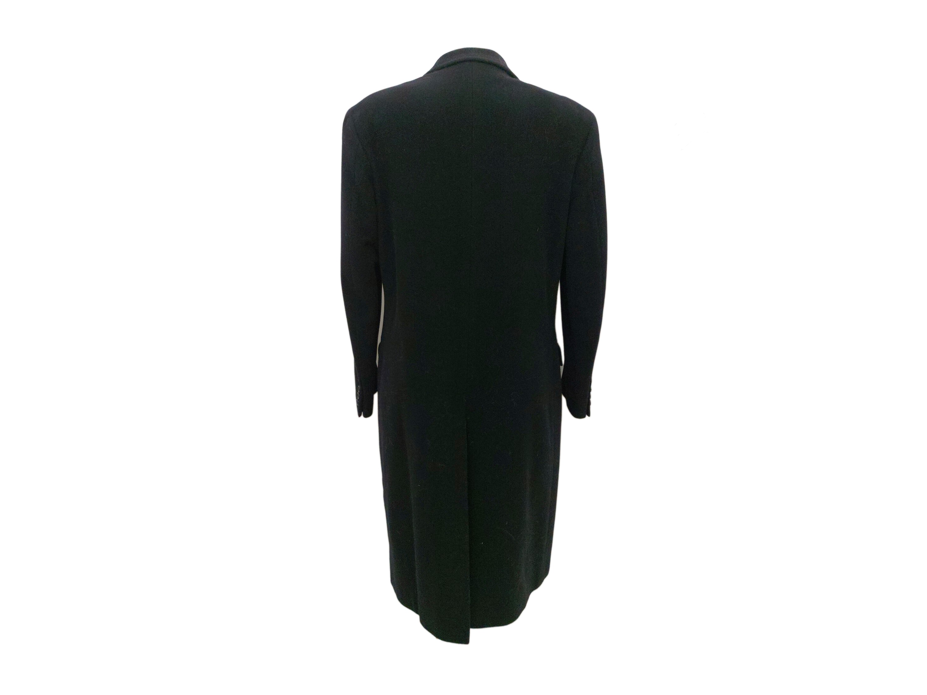 Cappotto in Panno di Lana Blu