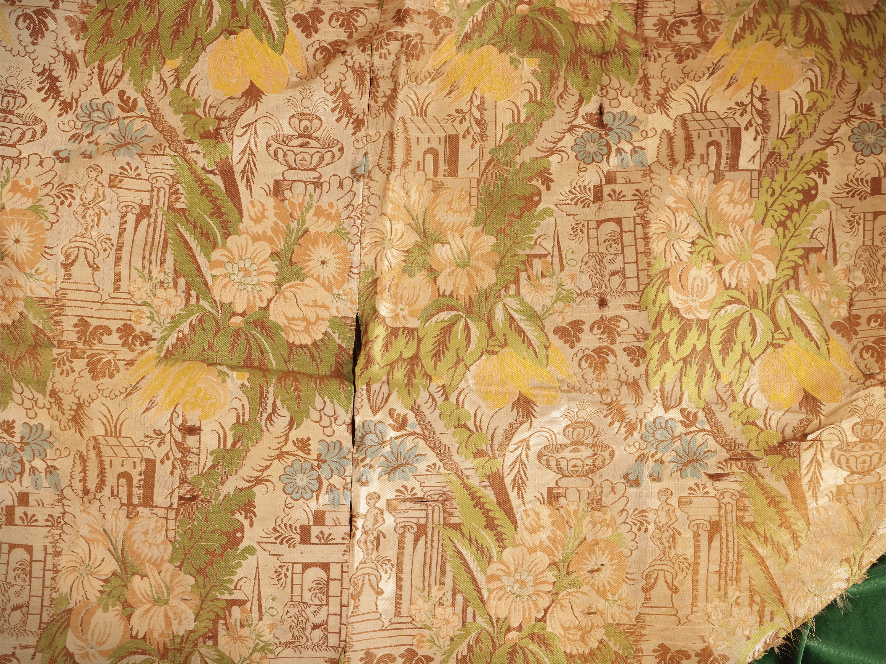 Varietà di tessuti d'epoca