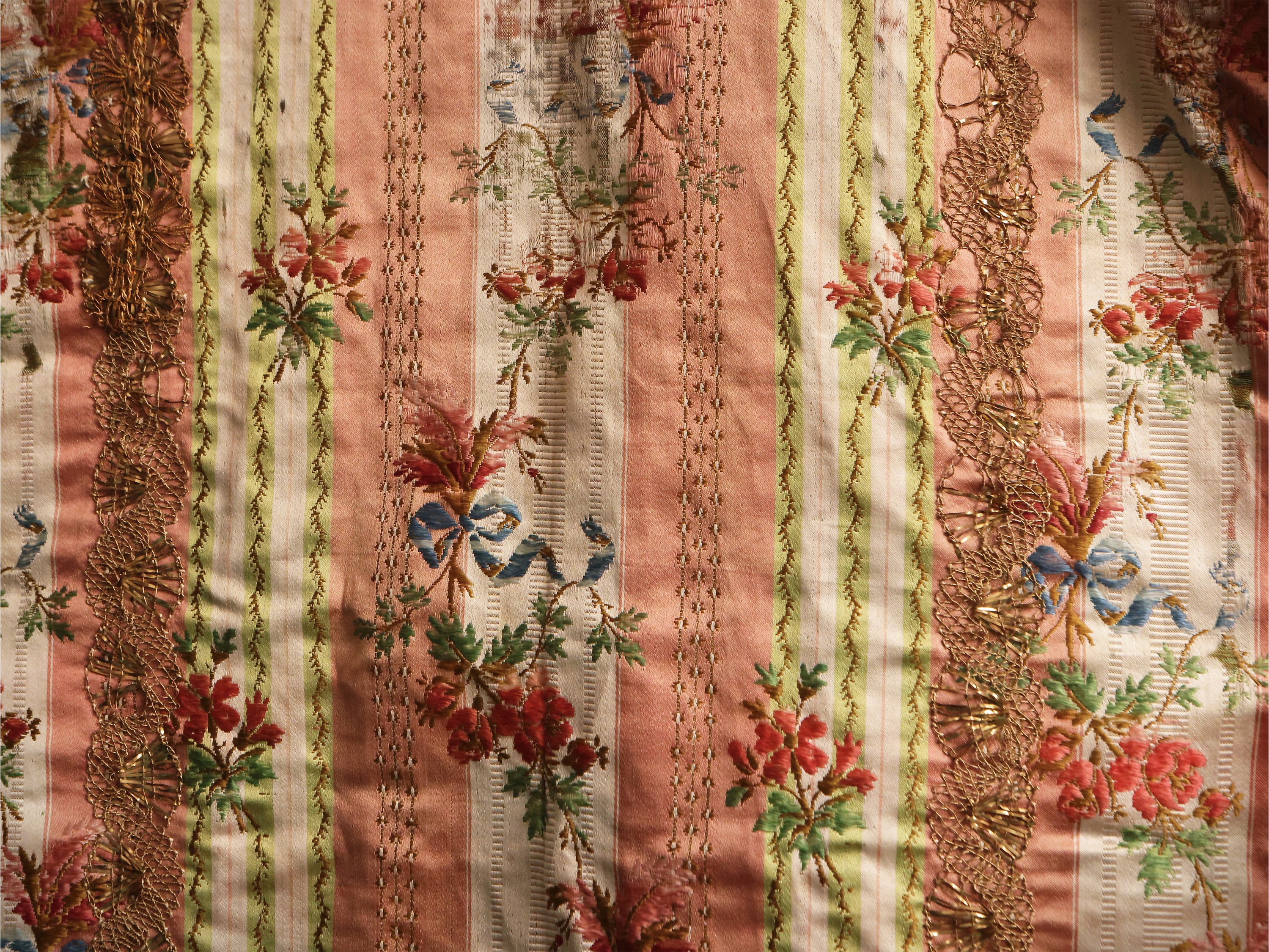 Due pianete in broccato di seta