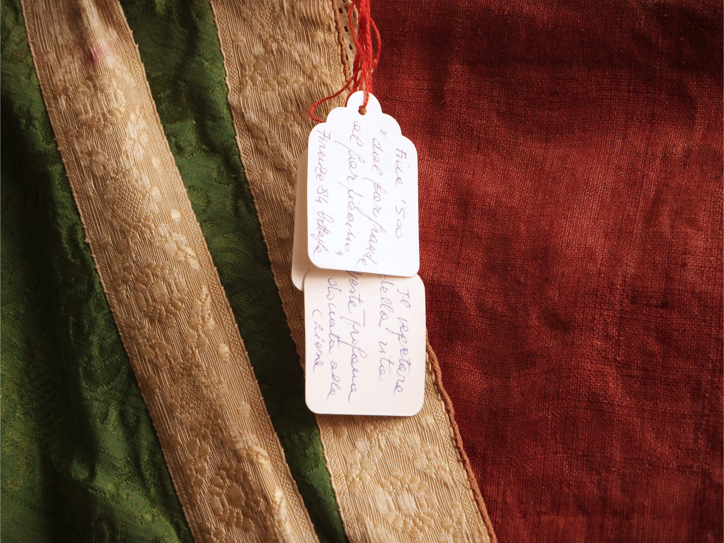 Due pianete in damasco di seta