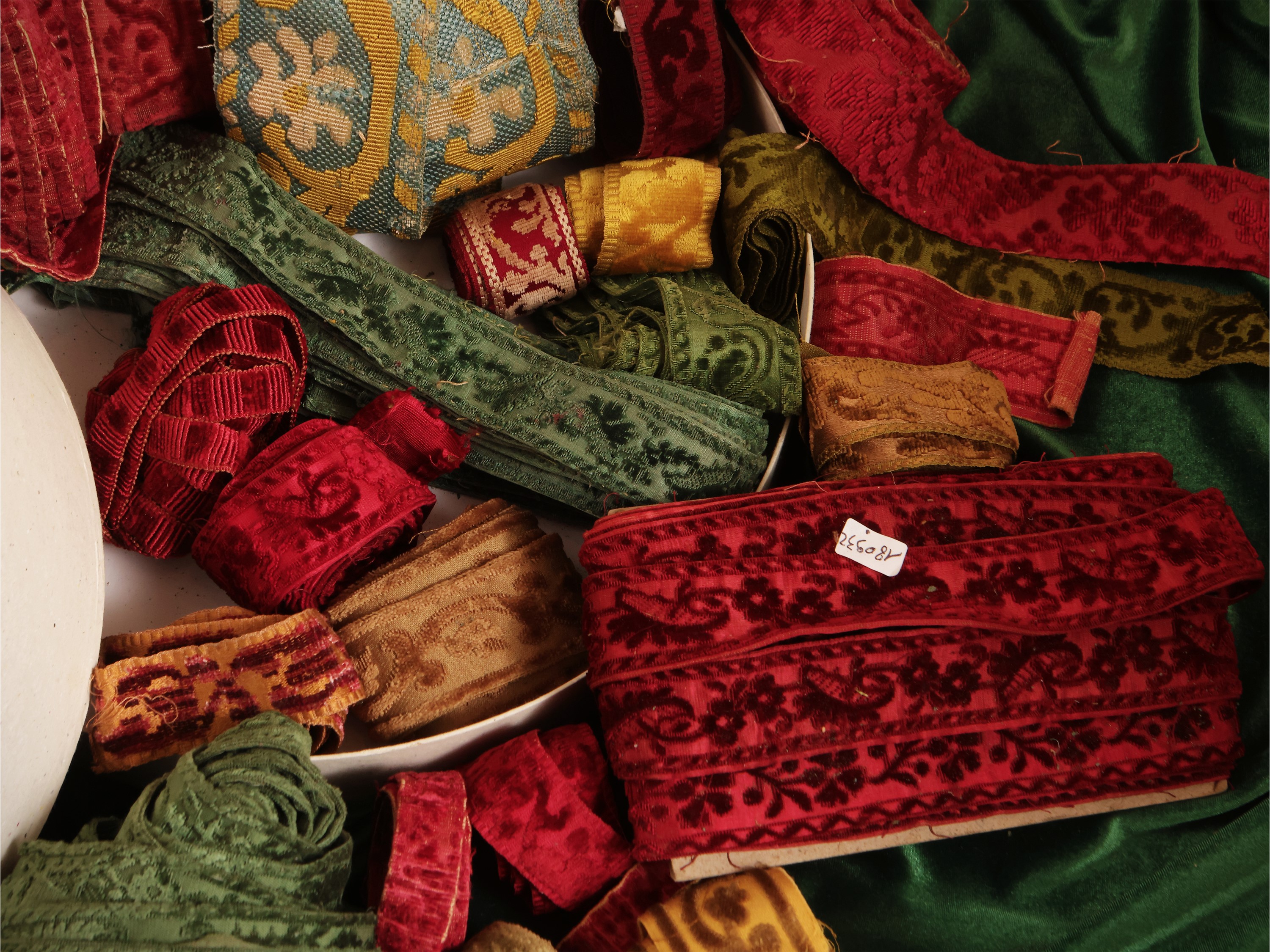 Assortimento di bordure in velluto