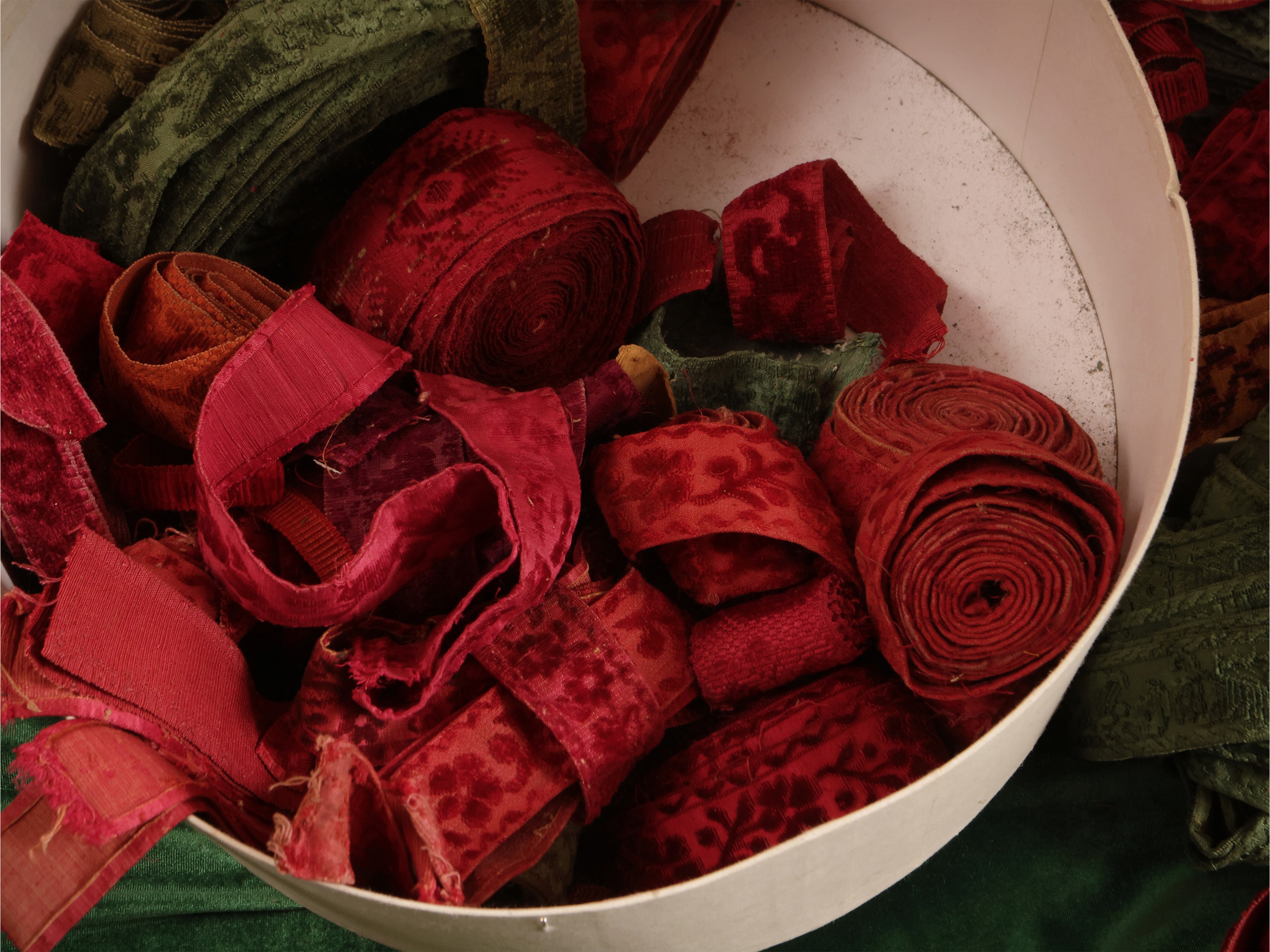 Assortimento di bordure in velluto