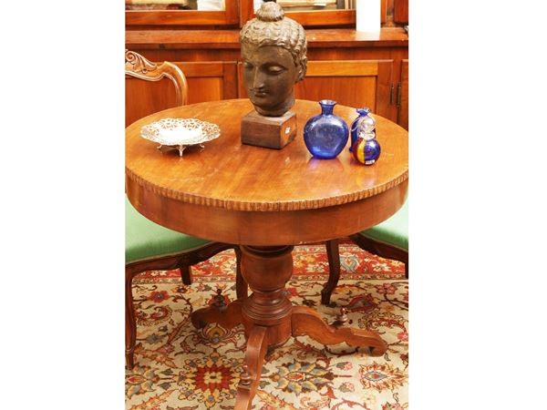Walnut center table
