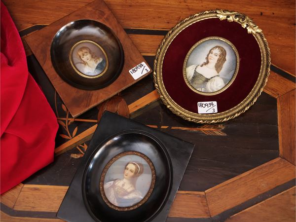 Three miniatures