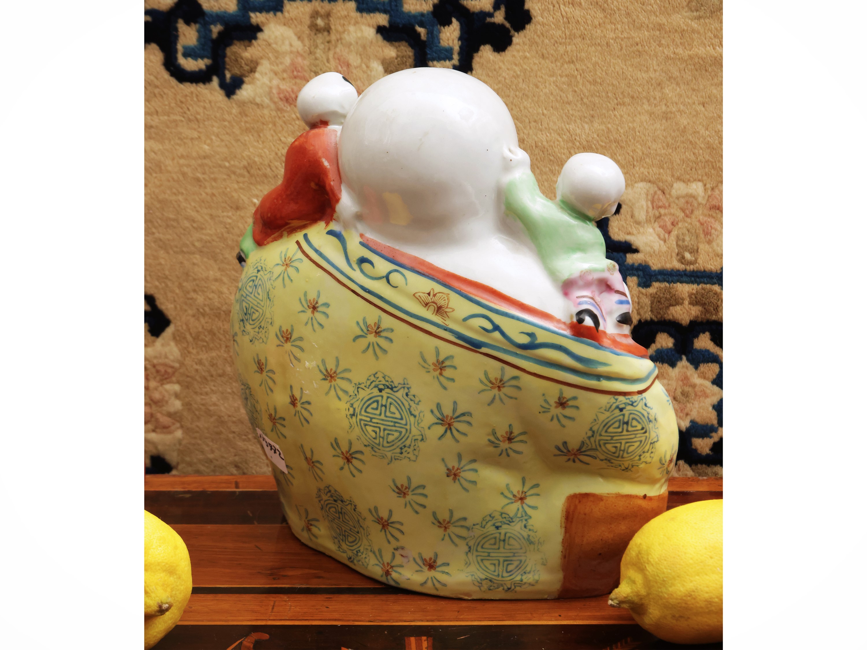 Scultura in porcellana, Budai con cinque bambini – Cina, periodo repubblicano (1912-1949)